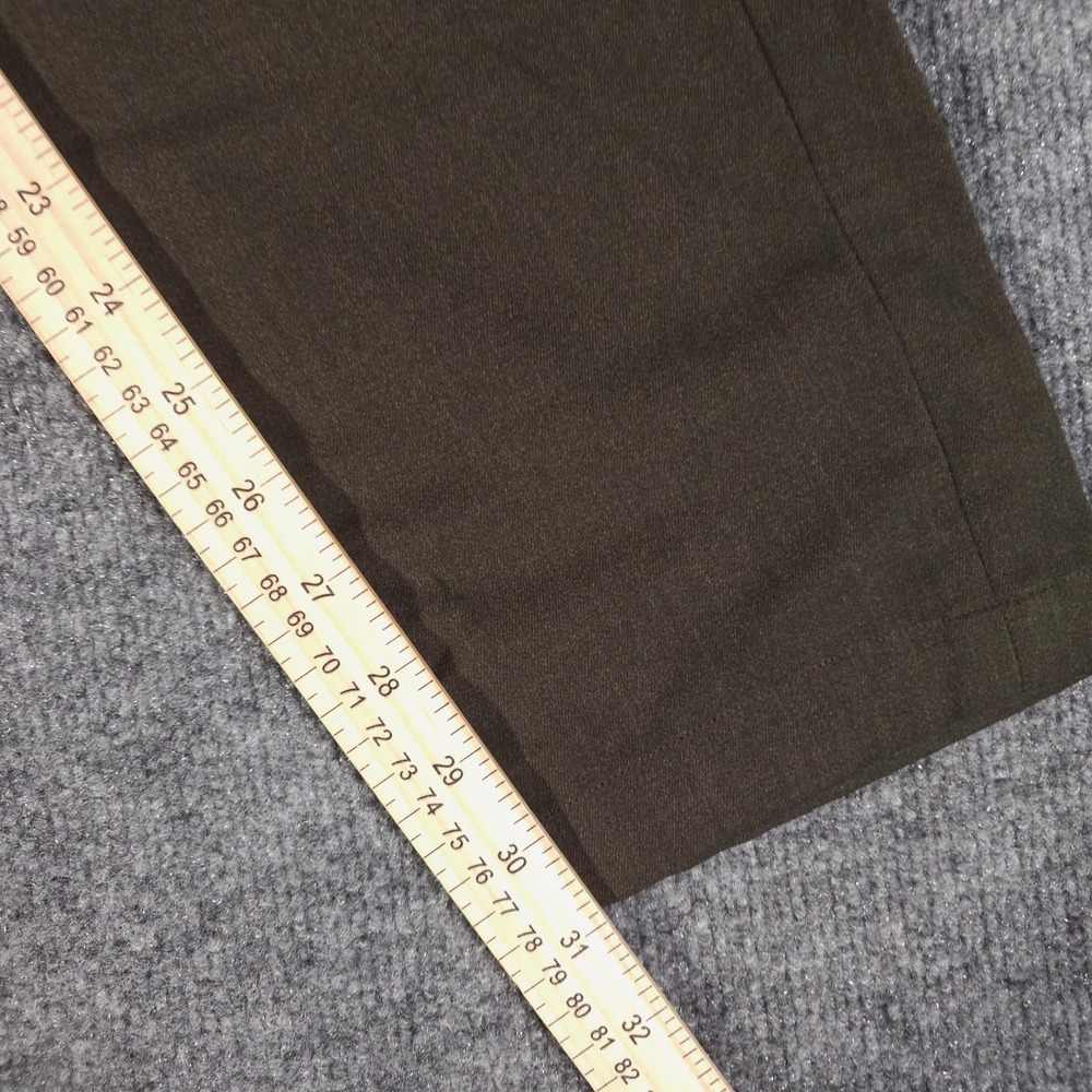 Lululemon Mens 34x31 Commission Pants Olive Green Classic Stretch Casual Zip - Picture 6 of 7